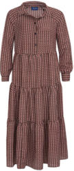 Damen Maxikleid mit Allover-Print