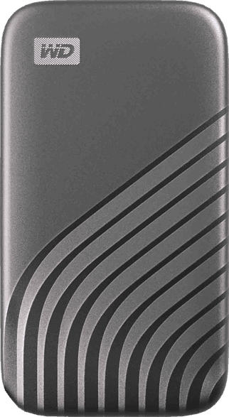 WD My Passport™, 1 TB SSD, 2.5 Zoll, extern, Grau