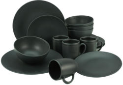 Kombiservice Soft Touch Black 16-teilig