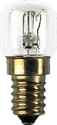 Spezialglühlampe für Backöfen, Grillgeräte, Dampfgargeräte, Wäschetrockner AGL K15W BF300C E14