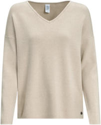 Damen Strickpullover mit V-Ausschnitt