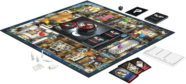 HASBRO GAMING Cluedo Mogeln und Mauscheln Brettspiel, Mehrfarbig