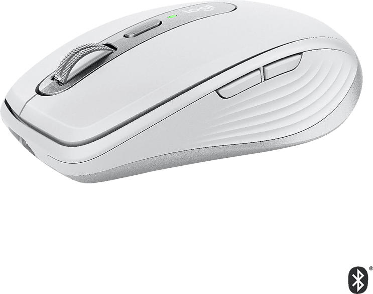 LOGITECH MX Anywhere 3 für Mac ergonomische kabellose Maus, Space Grey