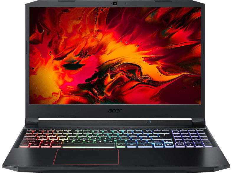 ACER Nitro 5 (AN515-55-790P) RGB Tastaturbeleuchtung, Gaming Notebook mit 15.6 Zoll Display, Core i7 Prozessor, 8 GB RAM, 512 GB SSD, GeForce GTX 1660Ti, Schwarz/Rot