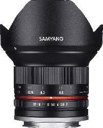 SAMYANG MF 12mm F2.0 APS-C  12 mm f/2  für Fuji X-Mount, Schwarz)