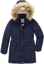 Mädchen Parka mit Fellimitat