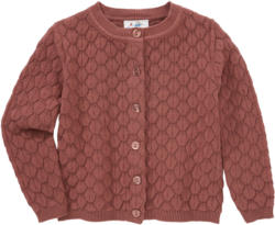 Mädchen Strickjacke mit Strukturmuster