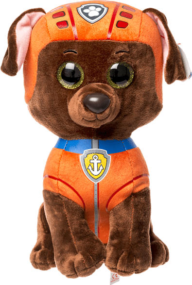 TY Paw Patrol, Zuma 24cm Glubschi, Mehrfarbig