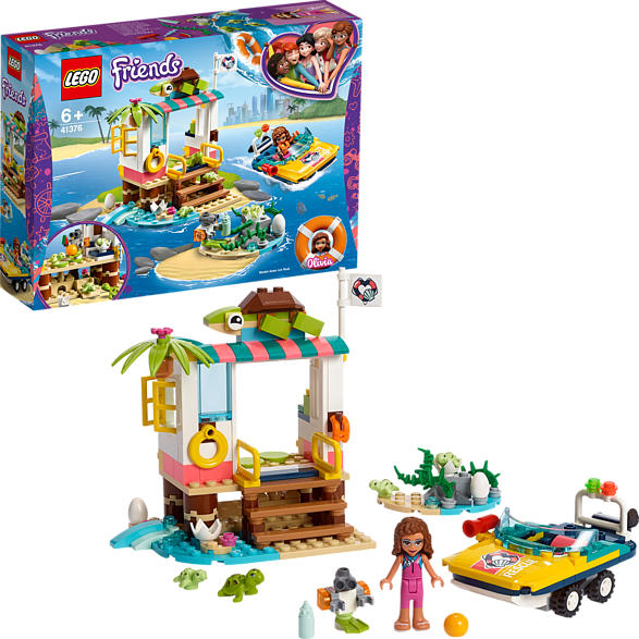 LEGO Schildkröten-Rettungsstation Bausatz, Mehrfarbig