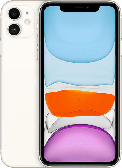 APPLE iPhone 11 128 GB Weiß Dual SIM