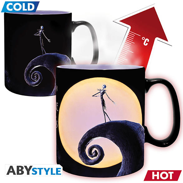 ABYSTYLE Nightmare Before Christmas Heatchange Tasse, Mehrfarbig