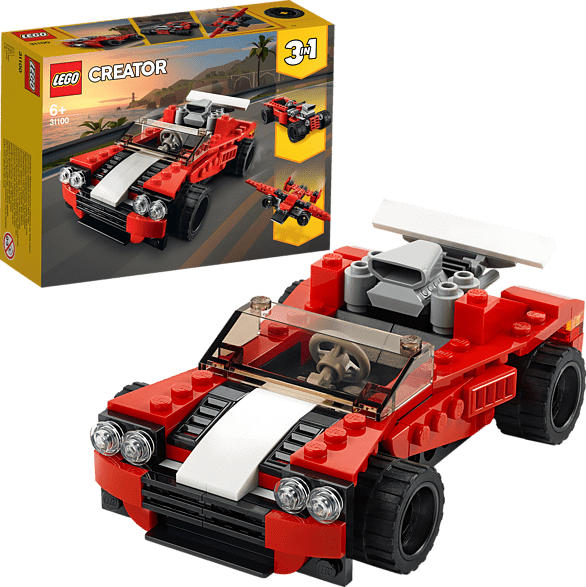 LEGO 31100 Sportwagen Bausatz, Mehrfarbig