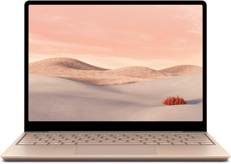 Surface Laptop Go, i5-1035G1, 8GB RAM, 256GB SSD, 12.4 Zoll Touch, Sandstein (THJ-00038)