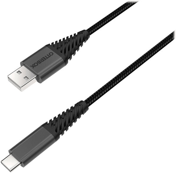 OTTERBOX CONNECTED+ USB-A to USB-C, Kabel, 3 m, Schwarz