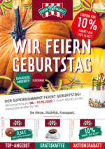 SuperBioMarkt AG Wir feiern Geburtstag - bis 10.10.2020