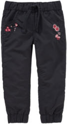 Mädchen Thermohose mit Stickerei