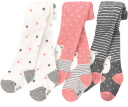 3 Paar Baby Strumpfhosen im Set