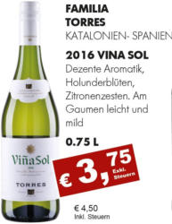 2016 Vina Sol