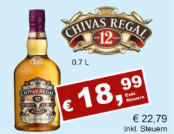 Chivas Regal Whisky 12 Years