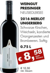 2016 Merlot Ungerberg