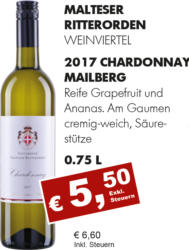 2017 Chardonnay Mailberg