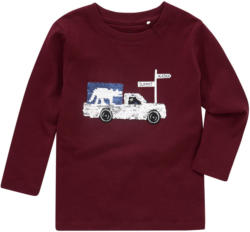 Jungen Langarmshirt mit Auto-Motiv