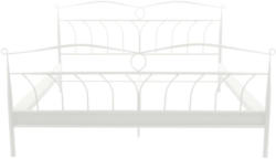 Metallbett Line Trend 140x200 cm Weiß