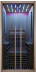 Infrarotkabine 2 Personen 100x195x130 cm Carbon