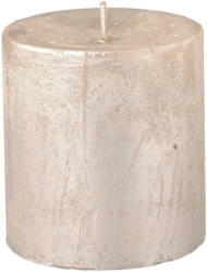 Kleine Kerze im Metallic-Look