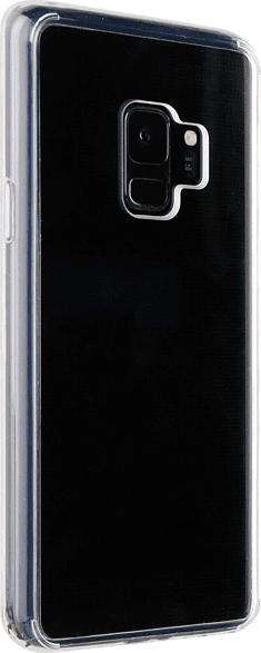 VIVANCO 61275 Safe & Steady , Backcover, Samsung, Galaxy S9, Thermoplastisches Polyurethan (Rahmen), Polycarbonate (Rückseite), Transparent