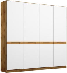 DrehtÃŒrenschrank in WeiÃ, Eichefarben