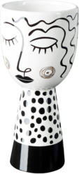 Kleine Vase mit abstraktem Gesicht