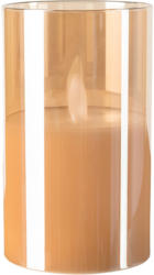 Kleine LED-Kerze im Glas