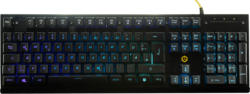 ISY Gaming Tastatur IGK-3000, schwarz, RGB beleuchtet, USB