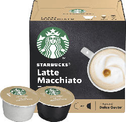 Starbucks Latte Macchiato für NESCAFÉ DOLCE GUSTO (12 Kapseln/6 Getränke); Kaffeekapsel
