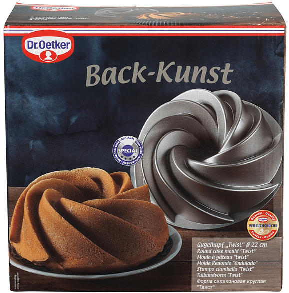 Gugelhupfbackform Back-Kunst Twist Ø22x9cm