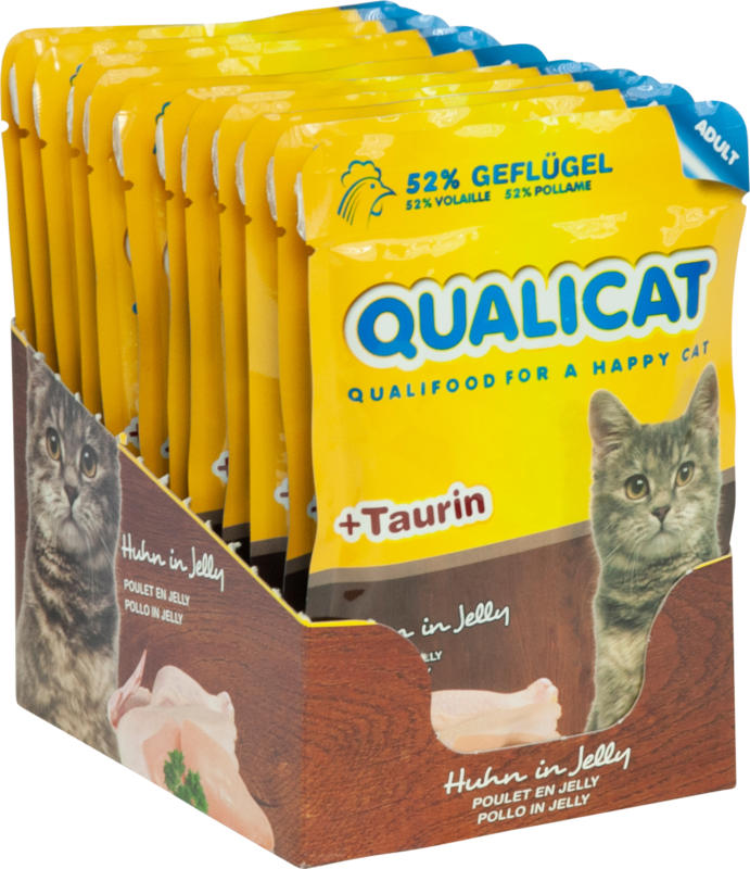 QUALICAT Huhn in Jelly 12x80g