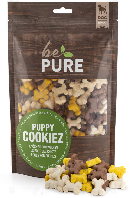 bePure Friandises pour chiens Puppy Cookiez pour chiots 600g