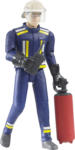 MediaMarkt BRUDER Feuerwehrmann mit Helm, Handschuhe, Zubehör Spielzeugfigur, Mehrfarbig