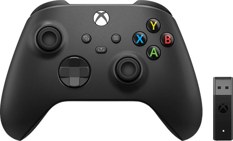Xbox Series X Wireless Controller mit Drahtlosadapter für Windows, Schwarz (1VA-00002)
