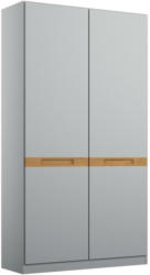 Drehtürenschrank Rangun B. 91 cm Grau