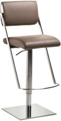 Barhocker in Metall, Leder, Holzwerkstoff Fango