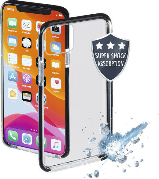 HAMA Protector , Backcover, Apple, iPhone 11 Pro Max, Thermoplastisches Polyurethan, Schwarz