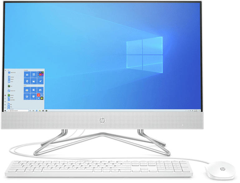 HP Pavilion 24-k0300ng, All-in-One PC mit 23.8 Zoll Display, Core™ i5 Prozessor, 8 GB RAM, 512 GB SSD, Intel® UHD Graphics, Weiß
