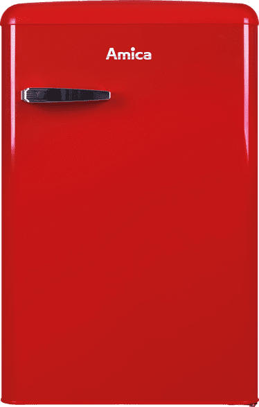 AMICA KS 15610 R Kühlschrank (133 kWh/Jahr, A++, 875 mm hoch, Rot)