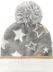 Mädchen Strickmütze mit Sternen allover