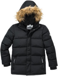 Jungen Winterjacke mit Fellimitat