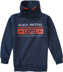 Jungen Sweatshirt mit Schalkragen