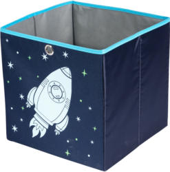 Aufbewahrungsbox mit Raketen-Motiv