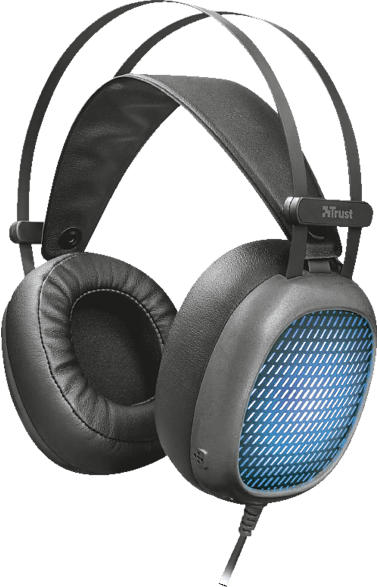 TRUST Trust Lumen Komfortables, beleuchtetes PC-Headset Headset Schwarz